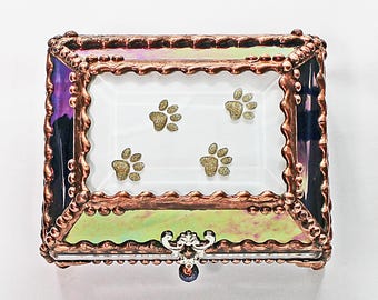 Paws, Canine, Puppies, Dogs, Jewelry Box, Faberge Style, Trinket Box