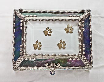 Paws, Canine, Puppies, Dogs, Jewelry Box, Faberge Style, Trinket Box