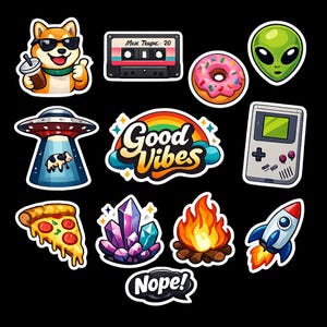 Emoji Ögon Ansikte | SVG Bundle Vektor Clipart | Klippfiler