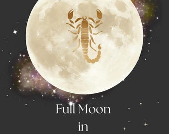 Full Moon in Scorpio digital guidebook
