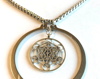 Metatron’s Cube Chocker Necklace