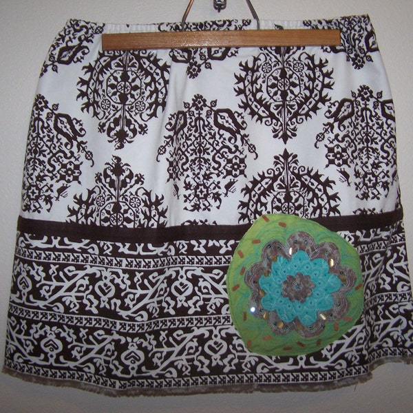 Hag Rags....OOAK......upcycled hippie skirt......