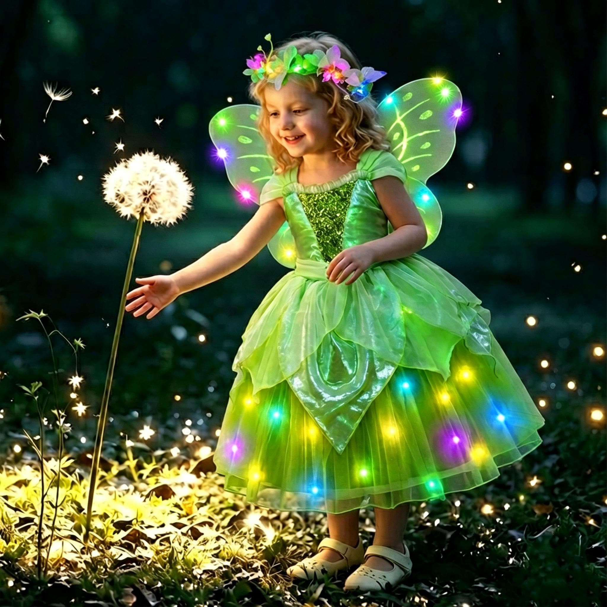 lime green fairy dress Light light green princess dress