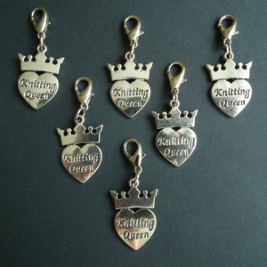 Knitting Queen - Pack of 6 Stitch Markers