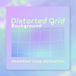 Verzerrte Rasterhintergründe | 16 nahtlose Loop-Animationen
