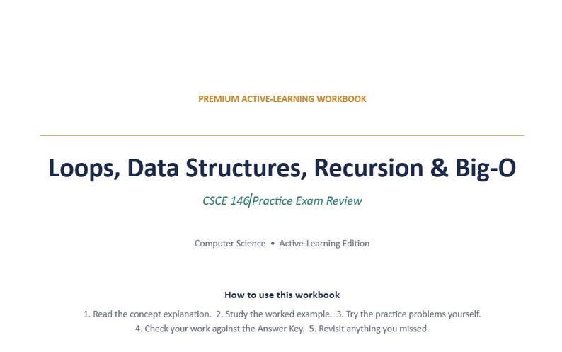 Java : Boucles, structures de données, récursivité et notation Big-O image 2