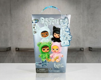 ブラッツ ブラッツィーズ ブリング シリーズ ぬいぐるみブラインドボックス、キラキラ輝くコレクタブルキーホルダー、ランダムファッションドールチャーム、ミステリーおもちゃギフト