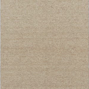Craft Loop Cumin Rose Wool Rug, Hand-Woven Looped Boucle Texture, Dusty Rose Area Rug 8x10 image 1