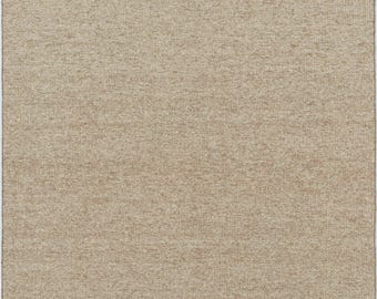 Alfombra de lana Craft Loop Cumin Rose, tejida a mano con textura bouclé en bucle, alfombra de área rosa empolvado 8x10