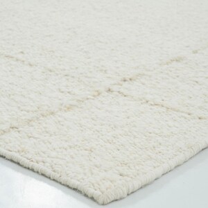 Woven Ridge Attic Honey Wool Rug, Hand-Woven Ribbed Directional Weave, Warm Honey Area Rug 8x10 image 7
