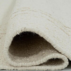 Woven Ridge Arroyo Honey Wool Rug, Hand-Woven Ribbed Directional Weave, Warm Honey Area Rug 8x10 image 2
