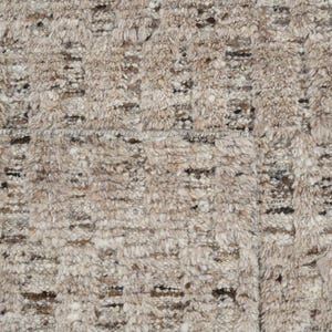 Still Water Burlap Camel Wool Rug, Hand-Knotted Tonal Washed Pattern, Warm Camel Area Rug 8x10 image 4