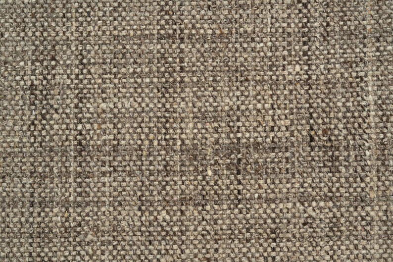 Tappeto Woven Ridge Current in lana color crema, tessuto a mano con trama a coste direzionali, tappeto color crema 8x10 immagine 4