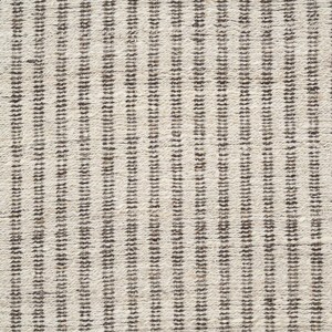 Woven Ridge Clove Cream Wool Rug, Hand-Woven Ribbed Directional Weave, Cream Area Rug 8x10 image 5