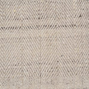 Geweven Cumulus-wollen vloerkleed met ribbels, crèmekleurig, handgeweven, richtingsgebonden, crèmekleurig vloerkleed 8x10 afbeelding 5