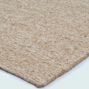 Craft Loop Cumin Rose Wool Rug, Hand-Woven Looped Boucle Texture, Dusty Rose Area Rug 8x10 image 6