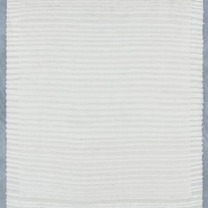 Warm Grain Cardamom Ivory wollen vloerkleed, handgeknoopt met een gestructureerd tribaal weefsel, ivoorkleurig crèmekleurig vloerkleed 8x10 afbeelding 1