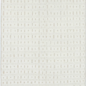 Tapete de lã cor marfim Deep Pile Bluff, feito à mão com nós, macio, com diferentes alturas de pelo, tapete de área em tom creme marfim 8x10 imagem 1