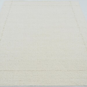 Woven Ridge Attic Honey Wool Rug, Hand-Woven Ribbed Directional Weave, Warm Honey Area Rug 8x10 image 3