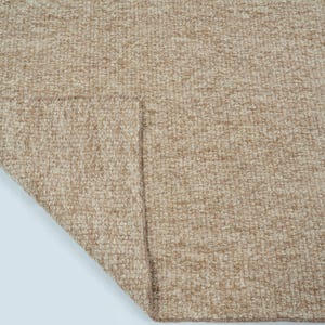 Craft Loop Cumin Rose Wool Rug, Hand-Woven Looped Boucle Texture, Dusty Rose Area Rug 8x10 image 4