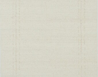 Woven Ridge Ash Ivory Wool Rug, Hand-Woven Ribbed Directional Weave, Ivory Cream Area Rug 8x10
