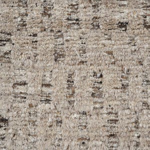 Still Water Burlap Camel Wool Rug, Hand-Knotted Tonal Washed Pattern, Warm Camel Area Rug 8x10 image 5