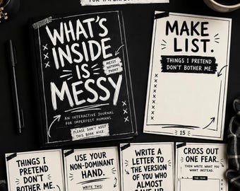 Printable Journal 50 Page Interactive Self Reflection PDF