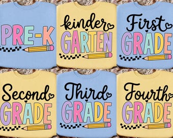 Back To School Png Bundle, First Day Of School Png, Teacher Png Bundle, Retro Png, Kindergarten, Pre-k, 1st, 2nd, 3rd, 4th Grade Png