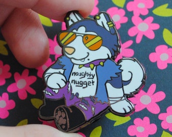 Naughty Nugget Pin - Punk Animals Enamel Pins