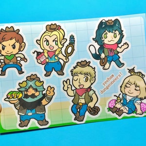 Yeehaw Dungeoneers Sticker Sheet