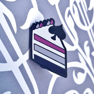 Pastry Pride Enamel Pins Sets & Individual Gay Pride Pin, Trans Pride Pin, Ace Pride Pin, Pan Pride Pin, Bi Pride Pin, Lesbian Pride Pin Ace Cake
