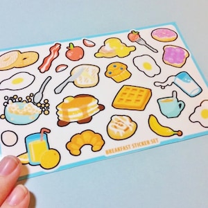 Breakfast Foods Sticker Set