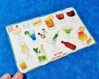 Drinks Sticker Sheets