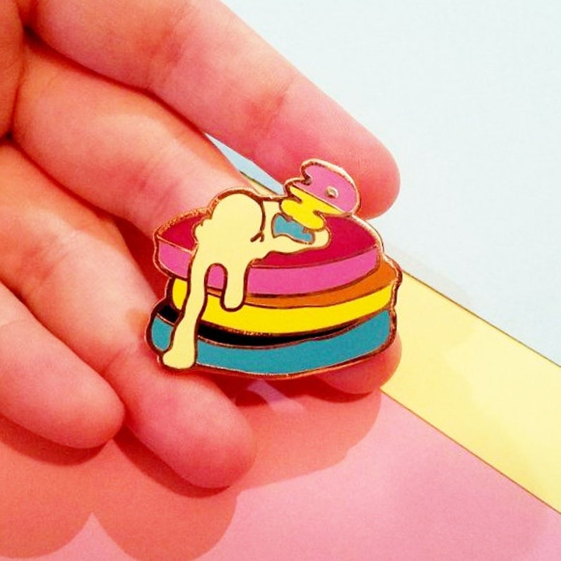 Pan Cakes Pastry Pride Enamel Pins Pansexual Pride Pin | Etsy