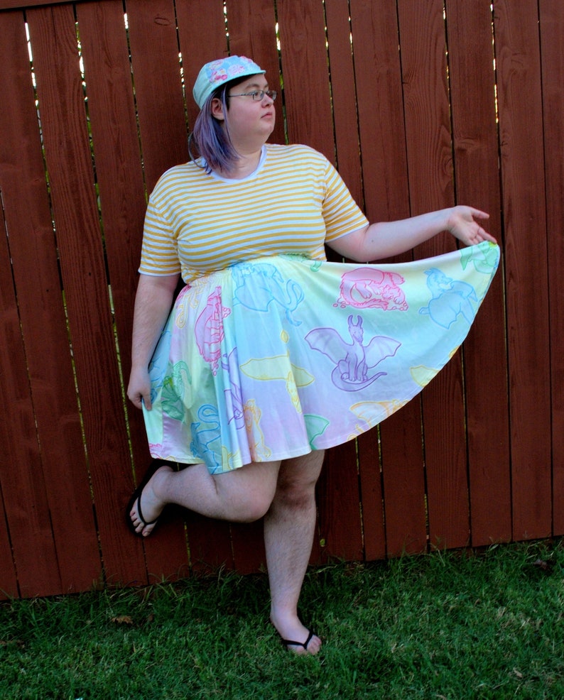 plus size skater skirt 90