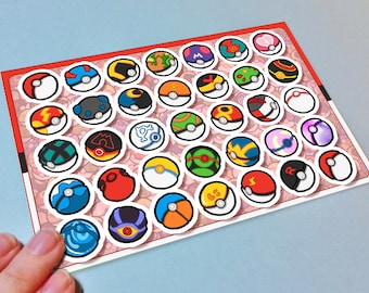 Monster orbs Sticker Sheet