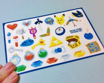 Legend of Zelda Sticker Sheets