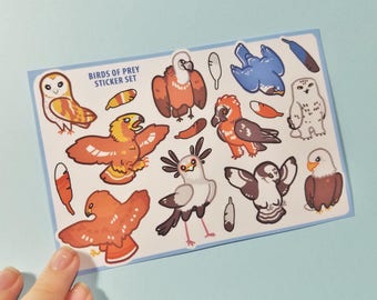Birds of Prey Sticker Sheets
