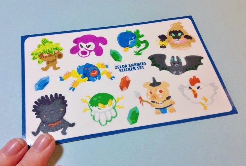 Legend of Zelda Sticker Sheets Zelda Enemies