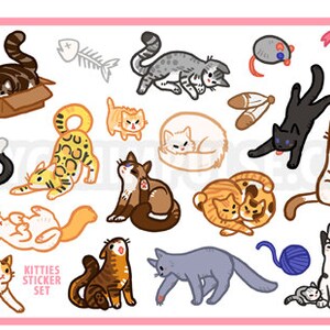 Kitty Cat Sticker Sheet image 2