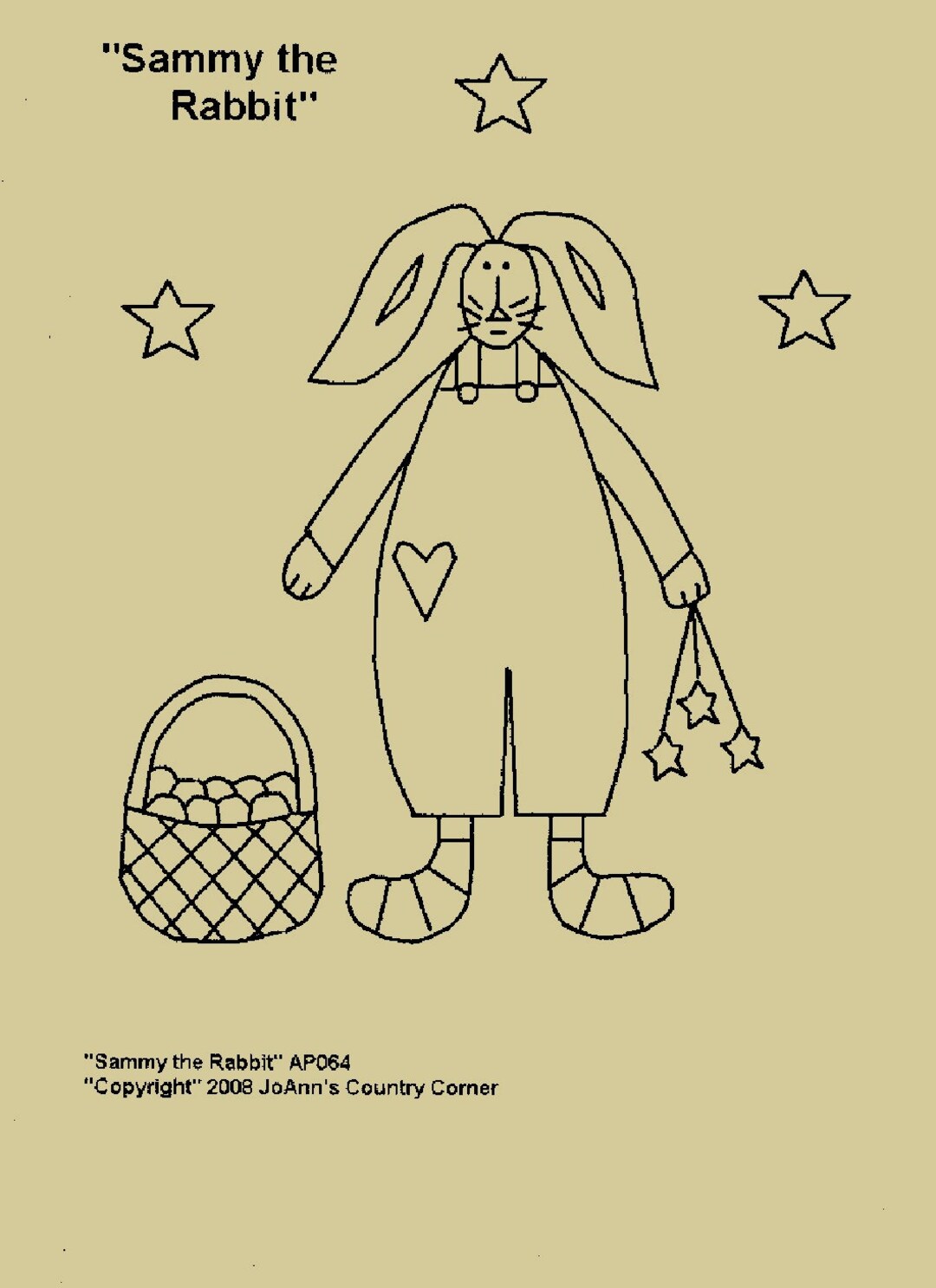 Sammy the Rabbit E-pattern - Etsy Canada