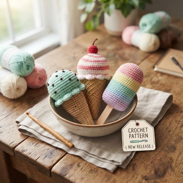 あみぐるみアイスクリーム - Etsy 日本
