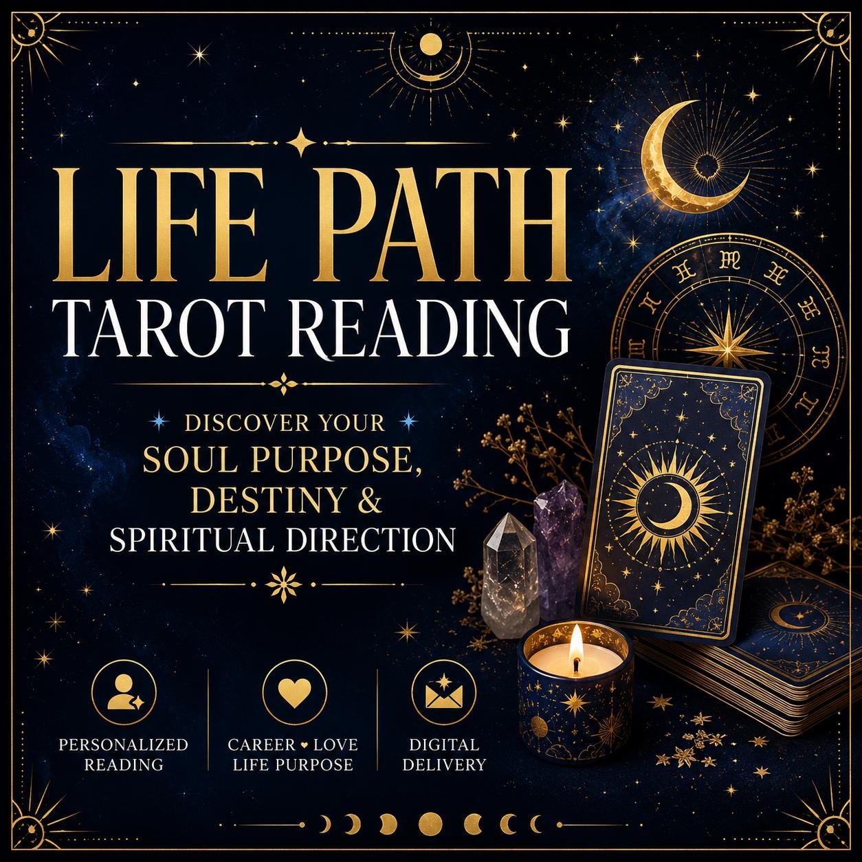 Life Path Tarot Reading | Soul Purpose, Destiny & Spiritual Guidance