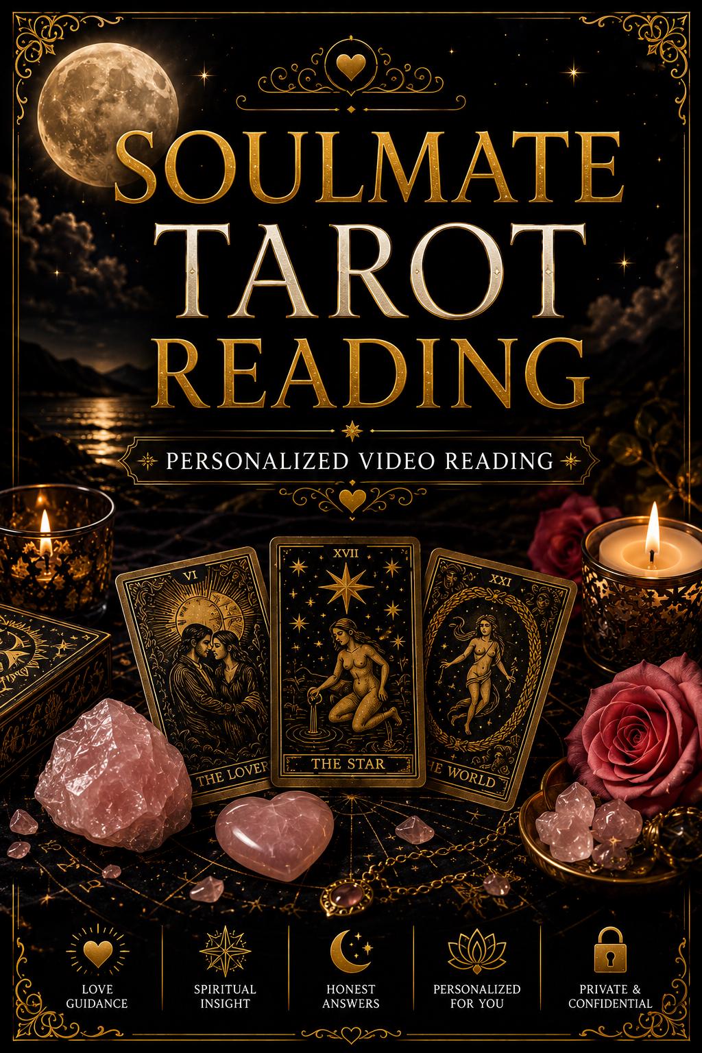 Soulmate Tarot Reading | Future Love Guidance | Private Video Reading | Personalized Spiritual Insight