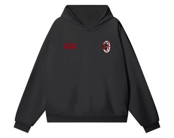 Milan Club Adelaide Överdimensionerad Bomullshuvtröja – Casual Streetwear