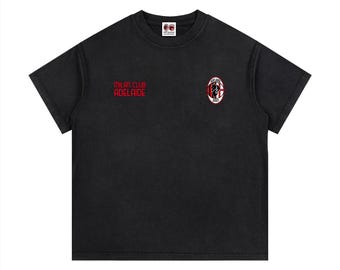 Milan Club Adelaide svart bomulls-T-shirt – Casual Streetwear