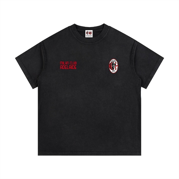 Milan Club Adelaide Black Cotton T-Shirt – Casual Streetwear
