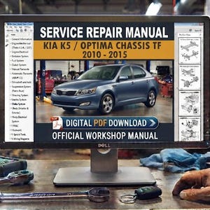 Manuale riparazione officina assistenza  Kia K5 Optima 2010 2015 Chassis TF
