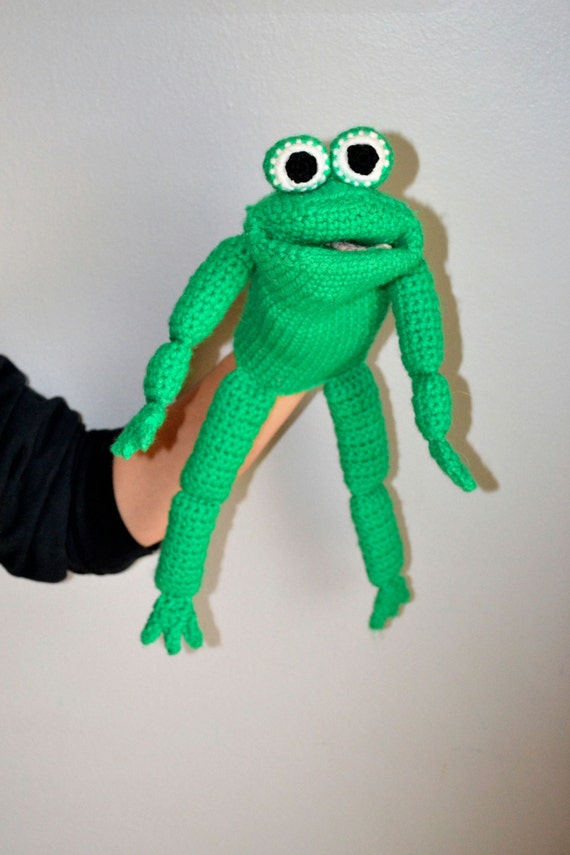 Crochet Frog Puppet Pattern | Etsy