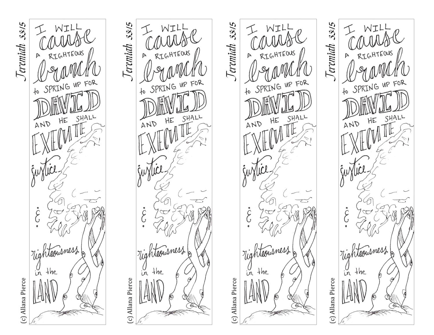Advent 1 Bible Bookmark / Bible Journal Tag **INSTANT DOWNLOAD ...